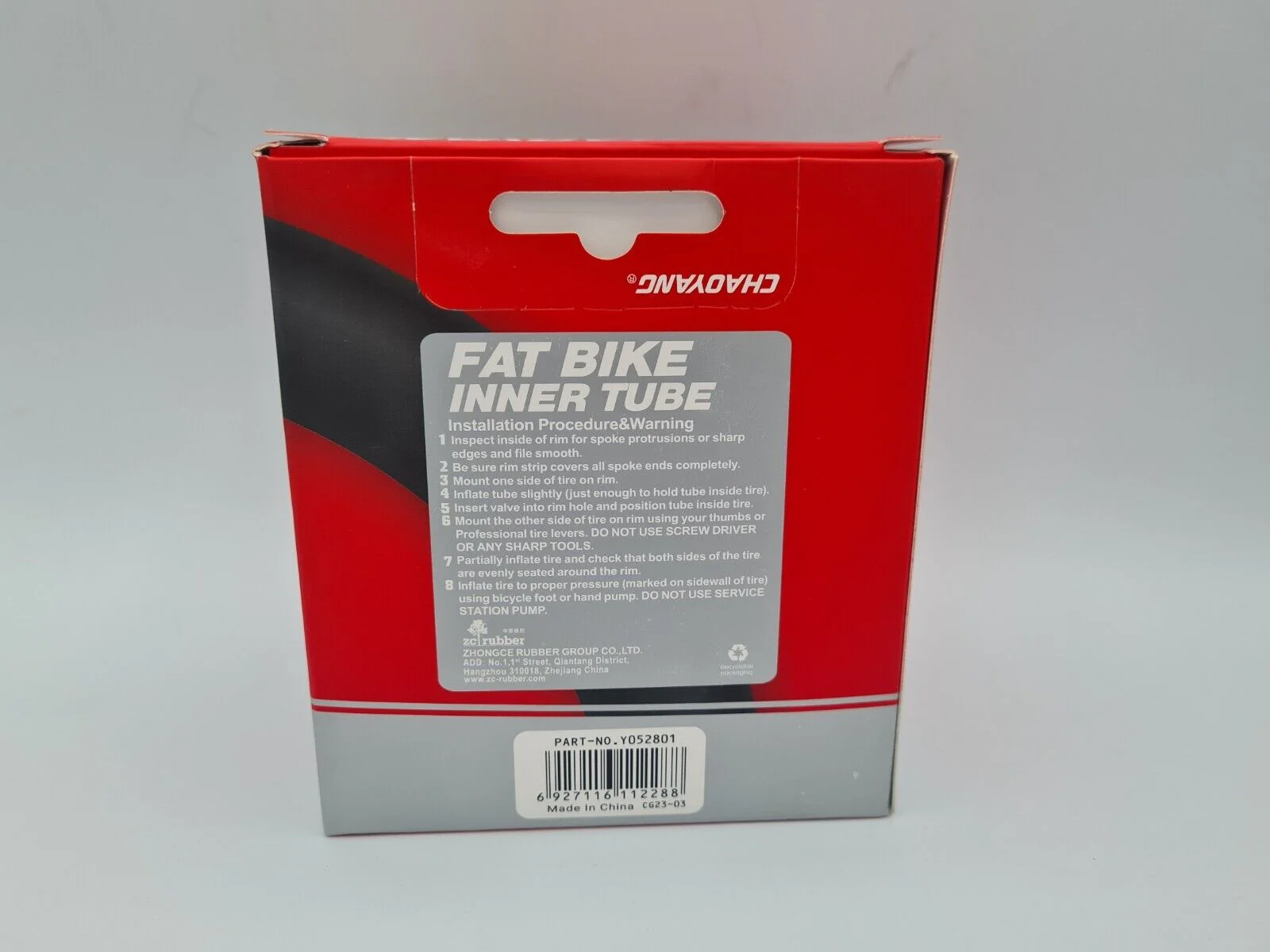 16 Zoll Fatbike Chaoyang Schlauch Fat Bike 16x4.0/4.90 100/120-305 AV Ventil TOP - Image 3