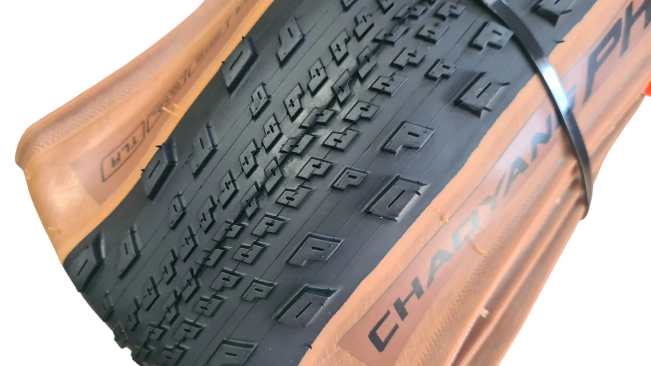 2 Stk 29X2.30 Chaoyang Phantom Speed MTB Reifen Tubeless Ready 58-622 Faltreifen Black/Tan - Image 5