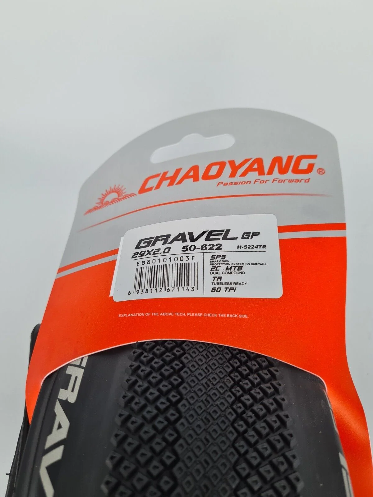 2 Stk. Chaoyang Gravel GP Reifen Tubeless Ready Dual Compound 50-622 29x2.0 - Image 4