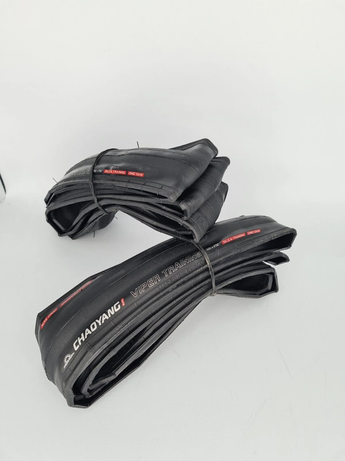 2 Stk. Chaoyang Viper Training Rennrad Reifen 25-622 Faltreifen Kevlar 3mm Elite - Image 2