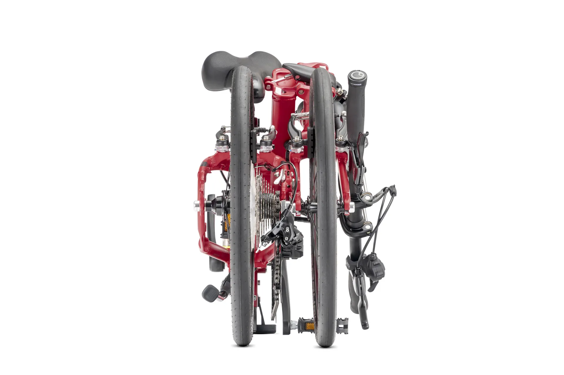 20 Zoll Faltrad Klapprad TERN BYB P10 10G Shimano Deore Satin Metallic Red - Image 3