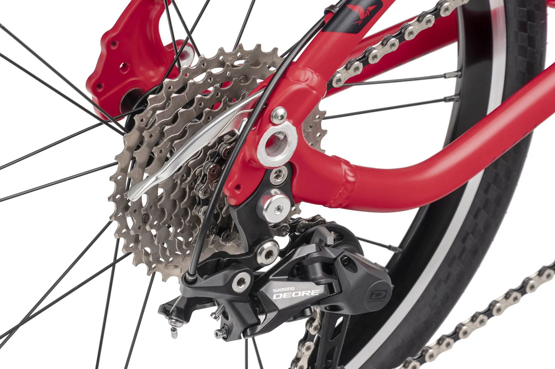 20 Zoll Faltrad Klapprad TERN BYB P10 10G Shimano Deore Satin Metallic Red - Image 4