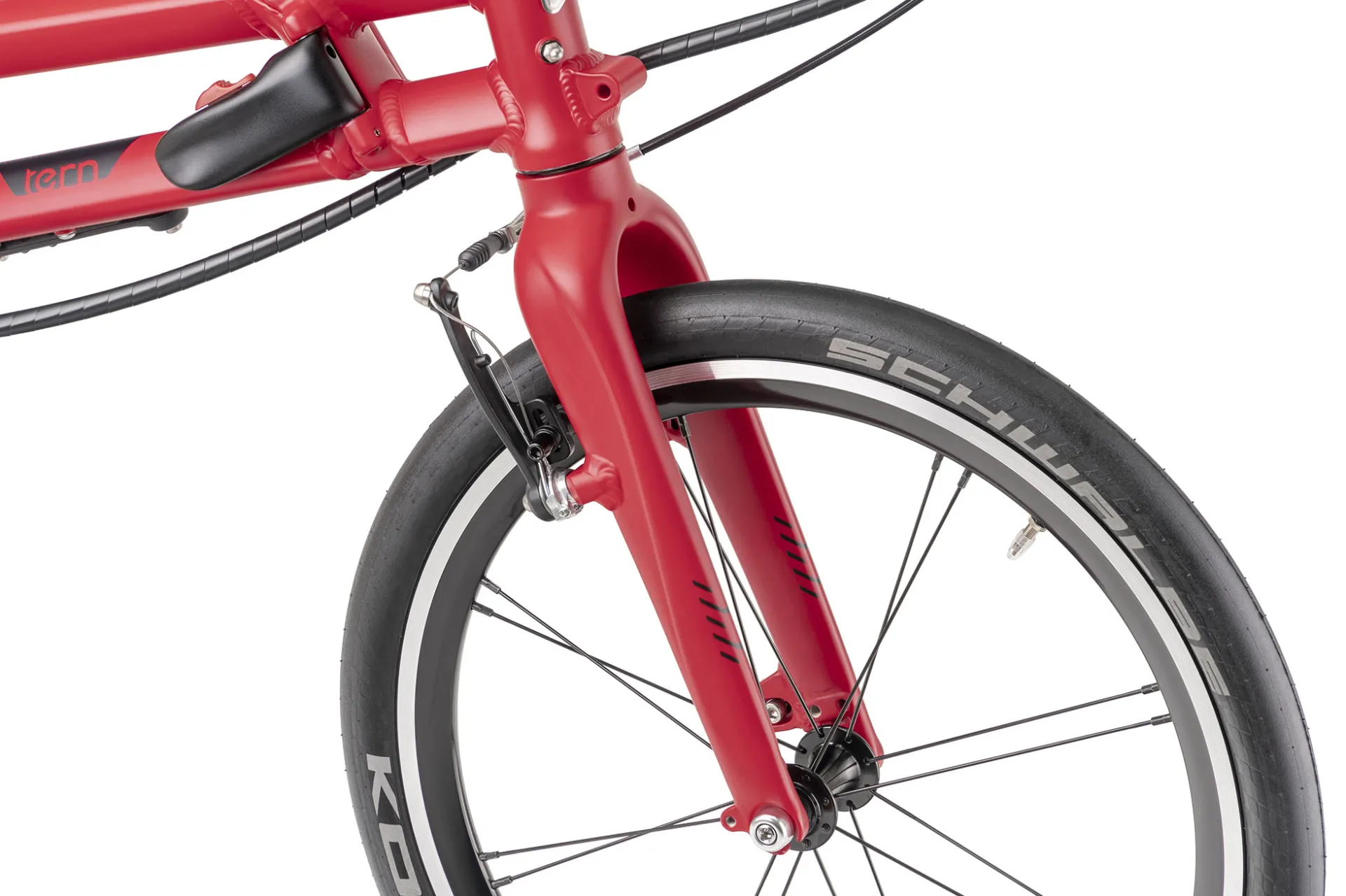 20 Zoll Faltrad Klapprad TERN BYB P10 10G Shimano Deore Satin Metallic Red - Image 7