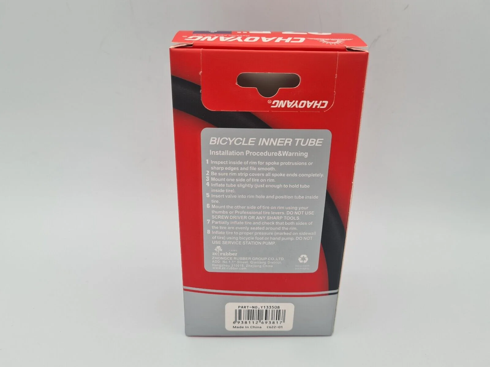 27,5 CHAOYANG Fahrrad Schlauch MTB Fatbike 62/76-584 27,5x2.5/3.0 Presta Ventil - Image 3