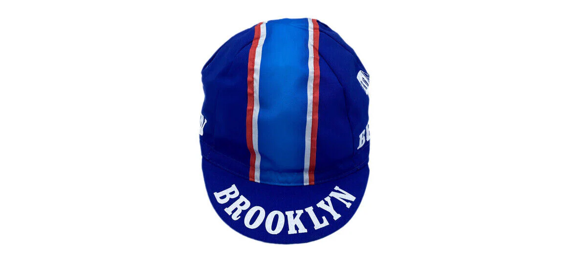 APIS Profi-Rennmützen Retro Style Brooklyn blau - Image 3