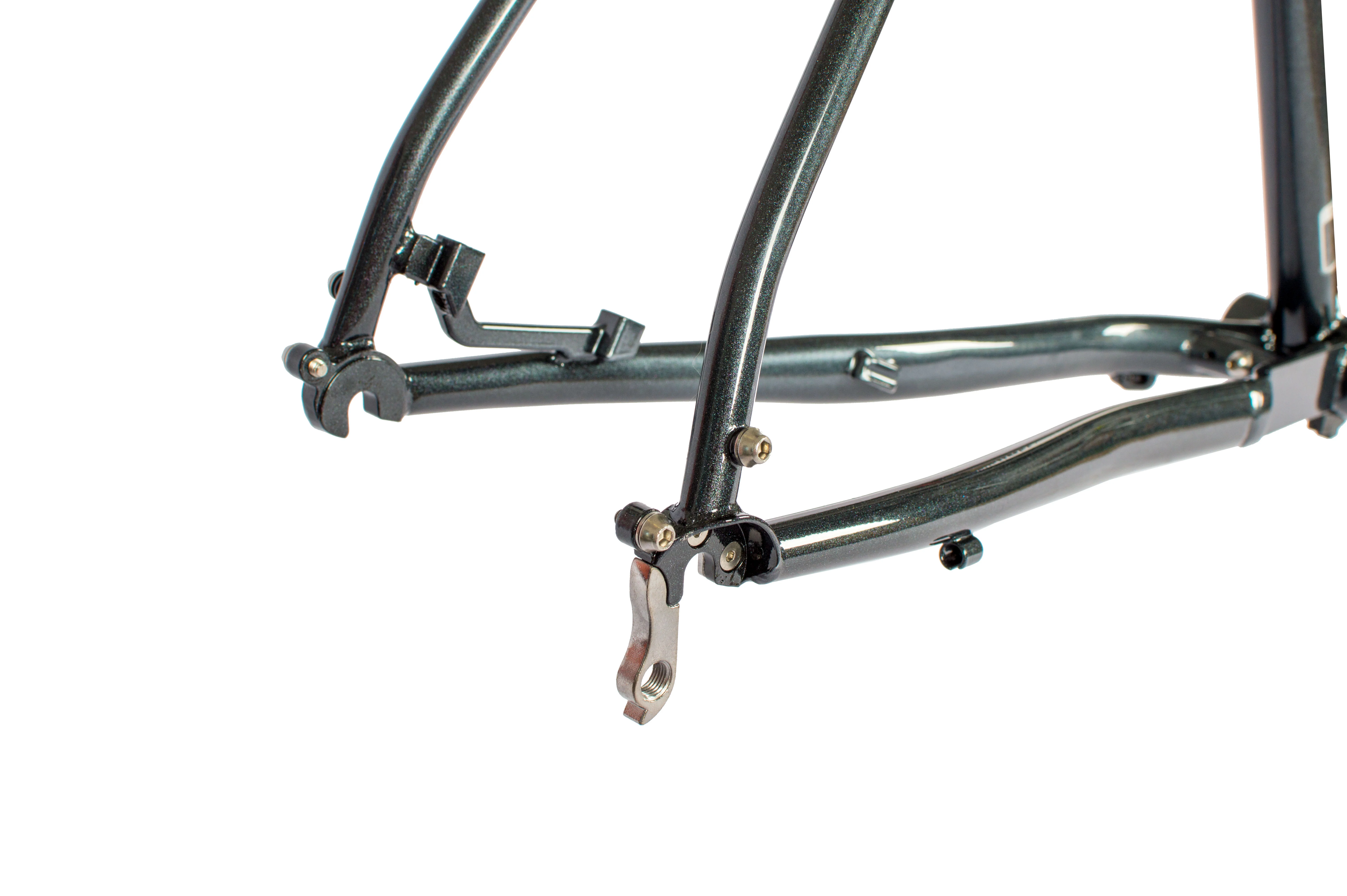 Just Bikes JB02 Gravel Rahmenset Stahl Rahmen Stahl Gabel PM QR Dark Grey Shiny ohne Aufkleber - Image 4