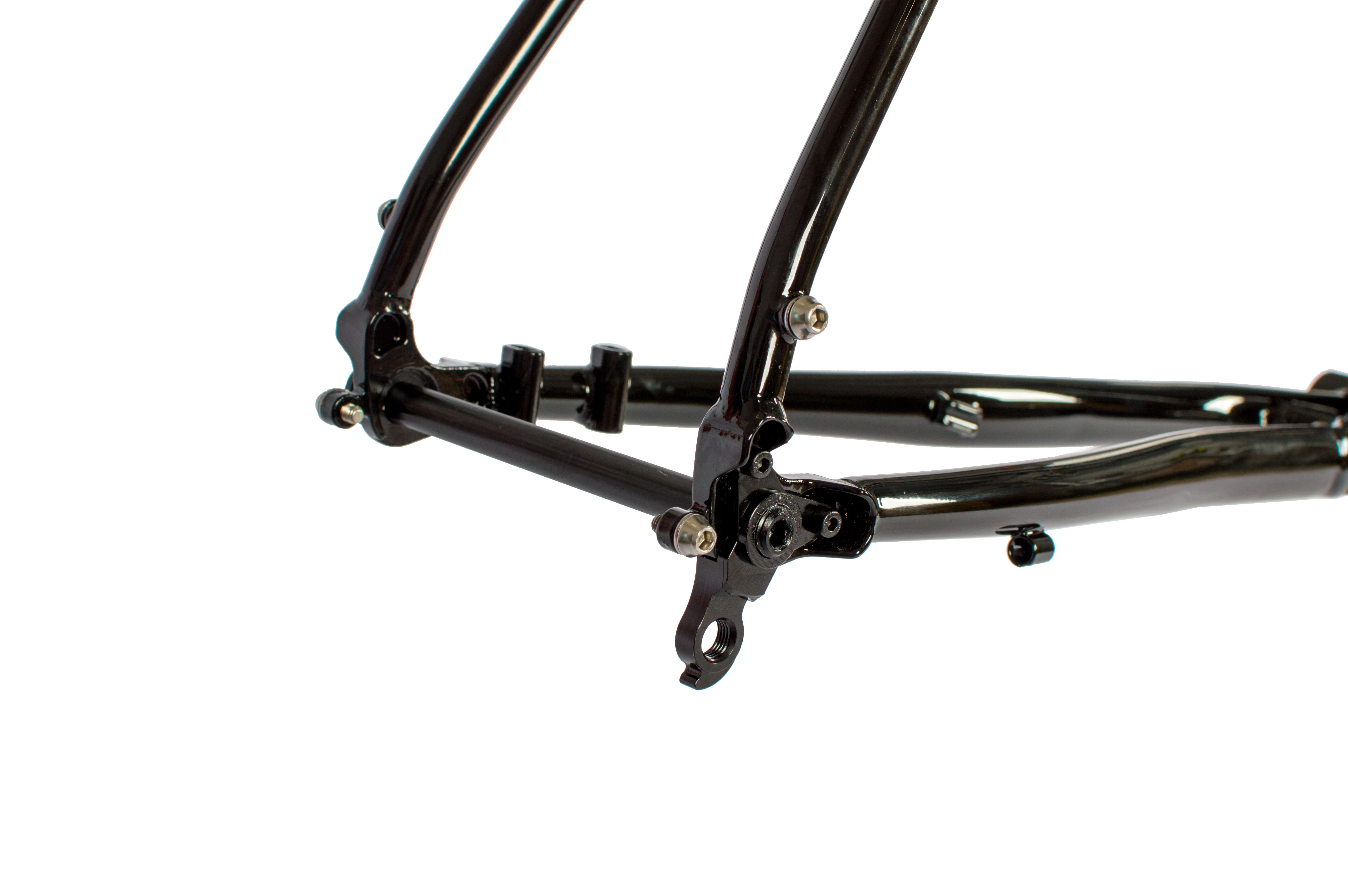 Just Bikes JB06 Gravel Stahl Rahmenset Stahl Gabel 12 Achsen Flat Mount CrMo Schwarz Glossy ohne Aufkleber - Image 5