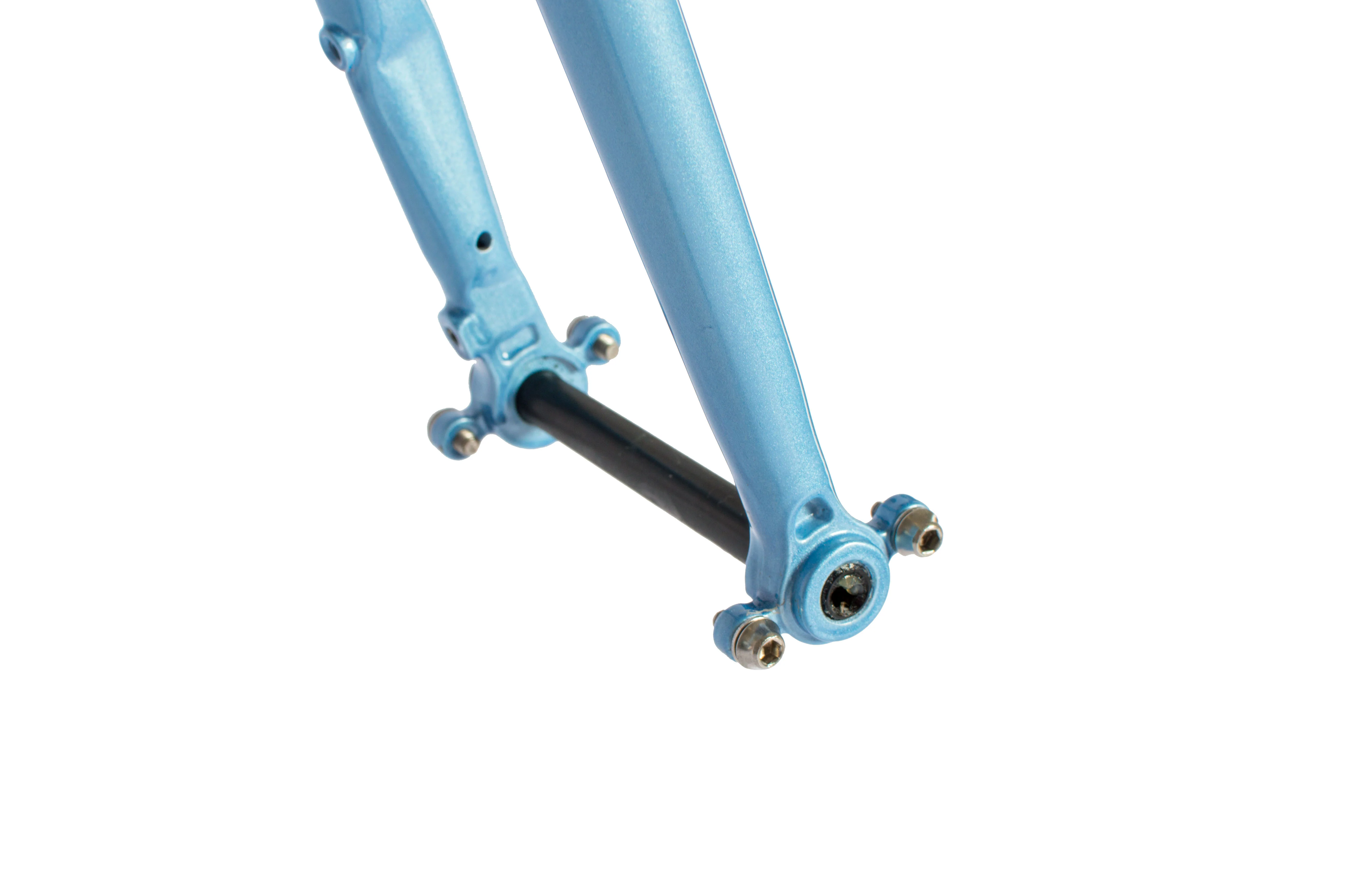 Just Bikes JB06 Gravel Stahl Rahmenset Stahl Gabel 12 Achsen Flat Mount CrMo Sky Blue Shiny - Image 5