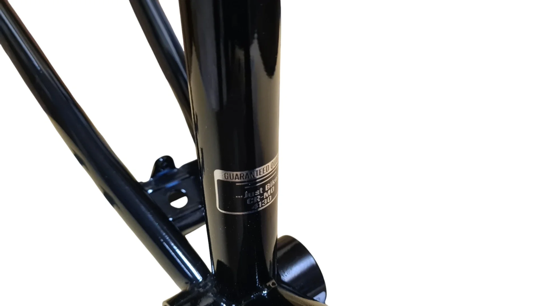 Just Bikes JB07 Mixte Stahl Rahmenset Schwarz Glossy Retro City Allrounder - Image 5