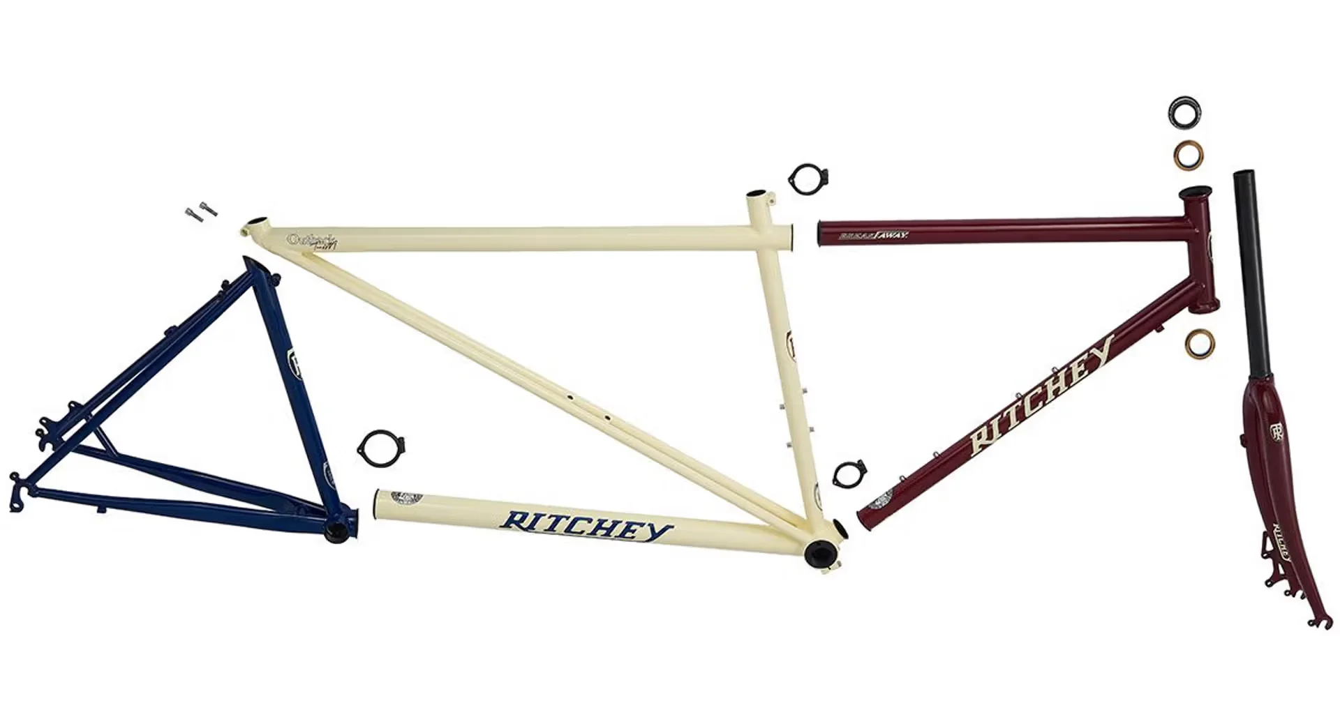 Ritchey Break Away Outback Tandem Rahmenset - zerlegbar für die Reise - Image 2