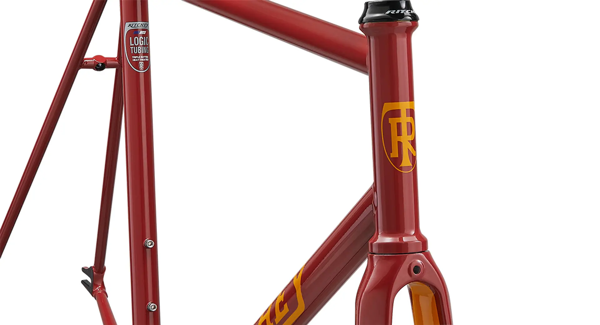 Ritchey Garden City Rahmenset Fixie Single Speed Stahlrahmen Carbon Gabel Scarlet - Image 2