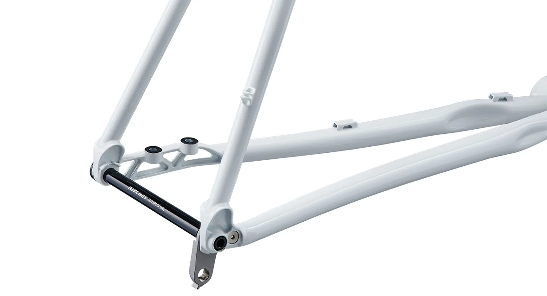 Ritchey Swiss Cross V3 Rahmenset Carbon Gabel white red - Image 3
